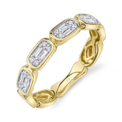 Shy Creation .29ctw Diamond Band