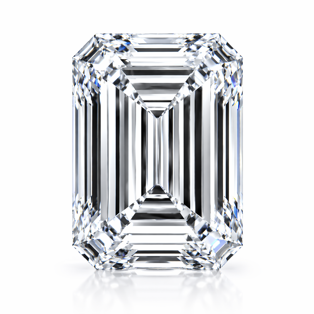 100 Facets 3.96ctw Certified Lab Grown Diamond Hidden Halo Engagement Ring