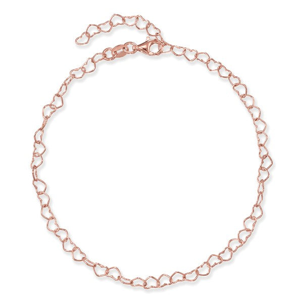 10" Heart Anklet