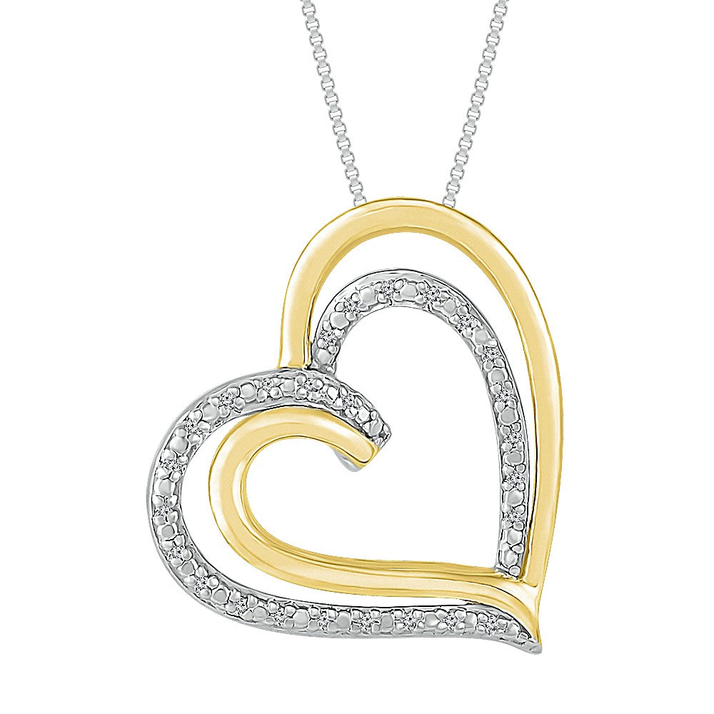 Double Heart Pendant