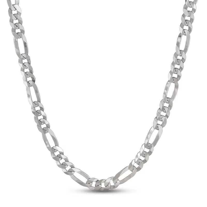 22&quot; 7.1mm Figaro Chain Necklace
