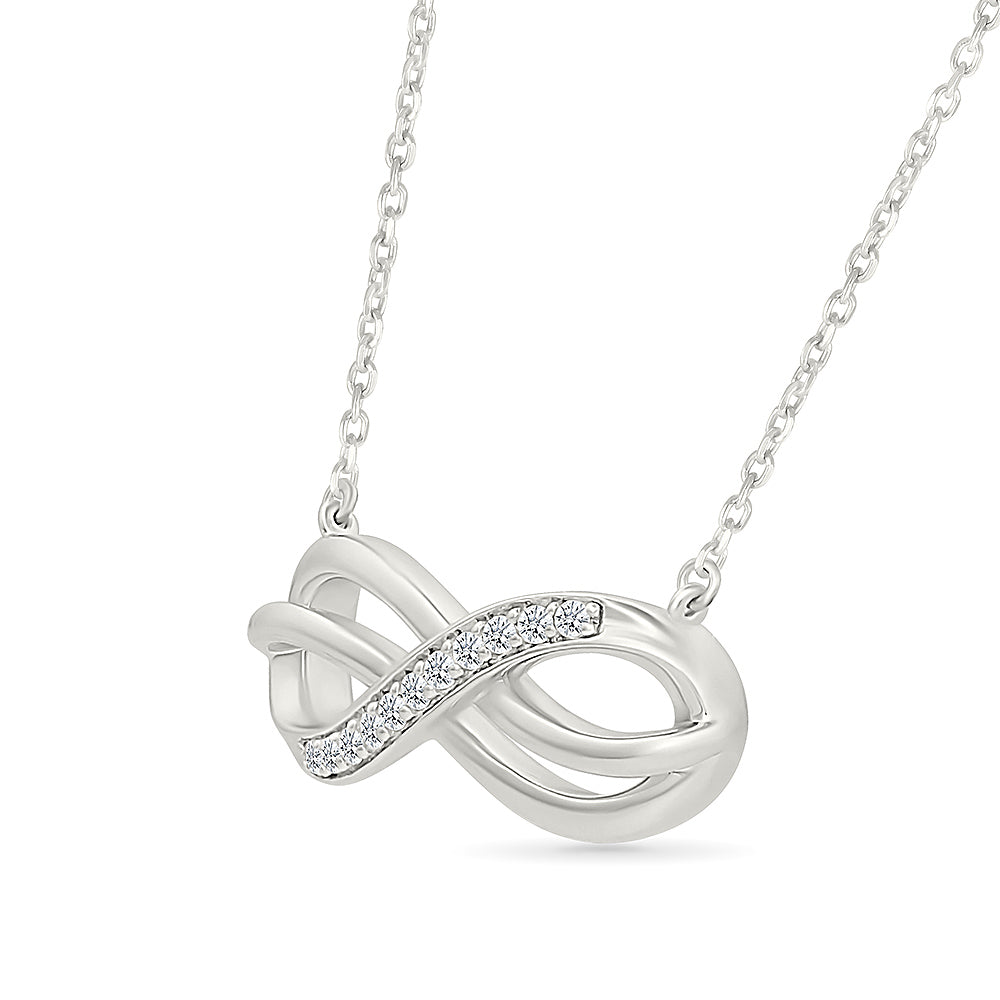 .10ctw Diamond Infinity Necklace