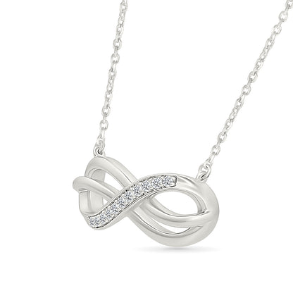 .10ctw Diamond Infinity Necklace