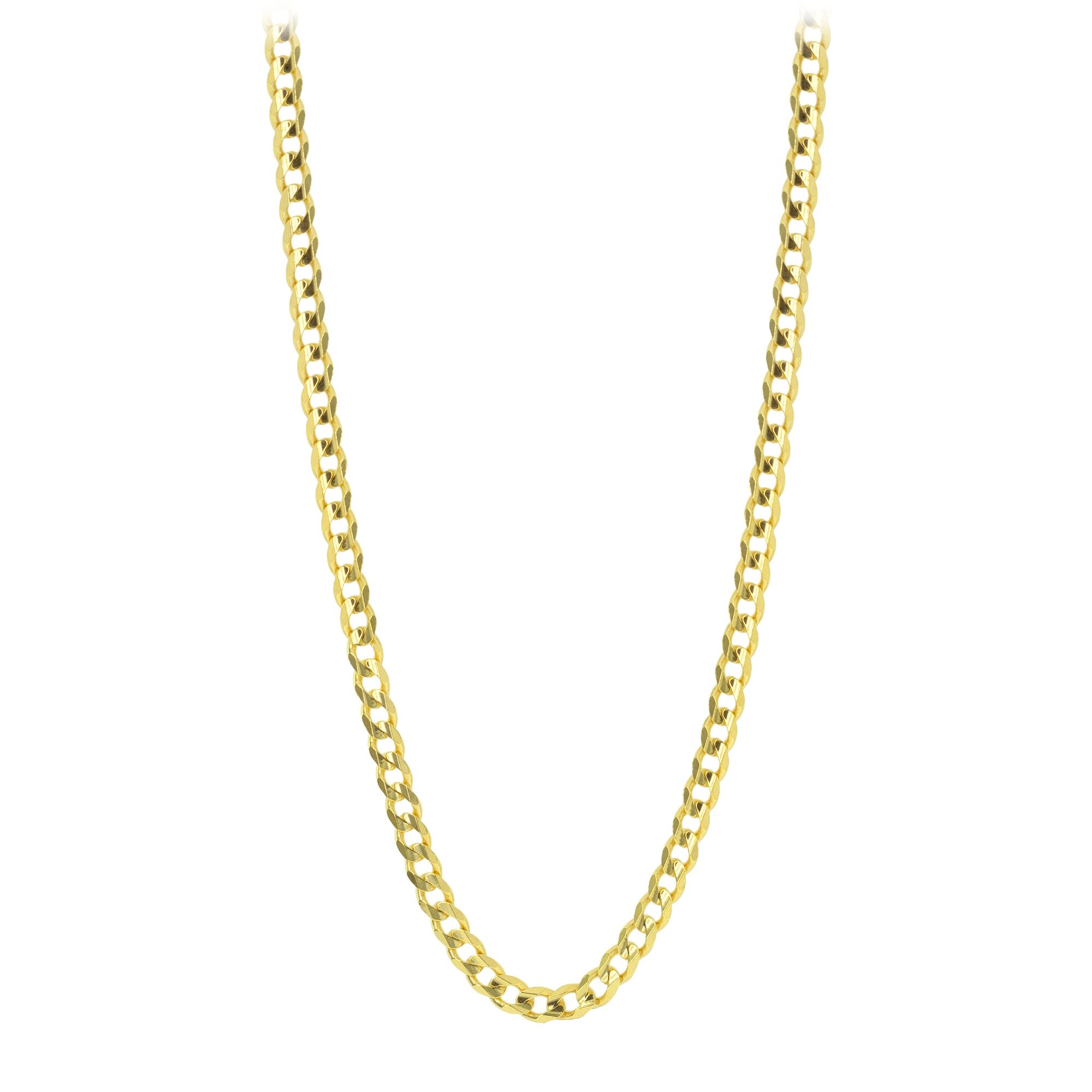 18" 4.5mm Curb Chain Necklace