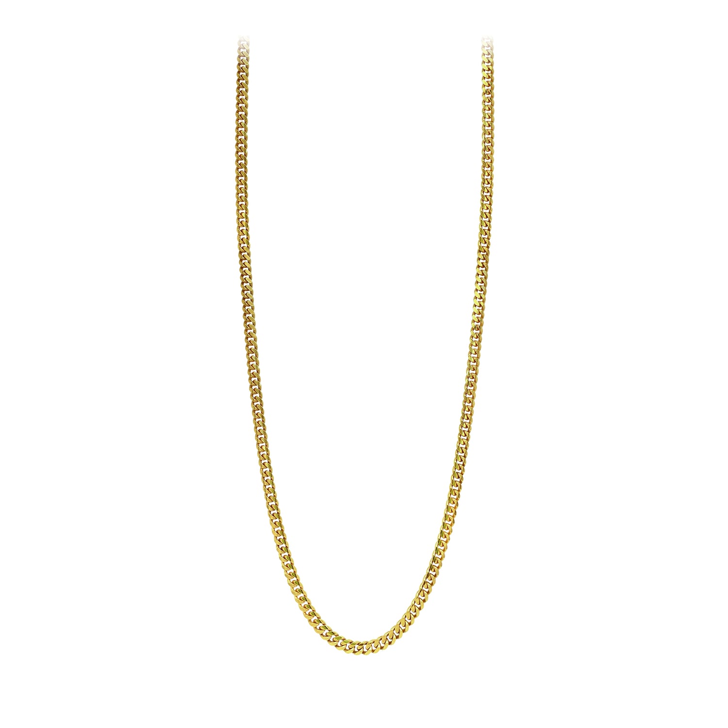 20" 3mm Cuban Chain Necklace