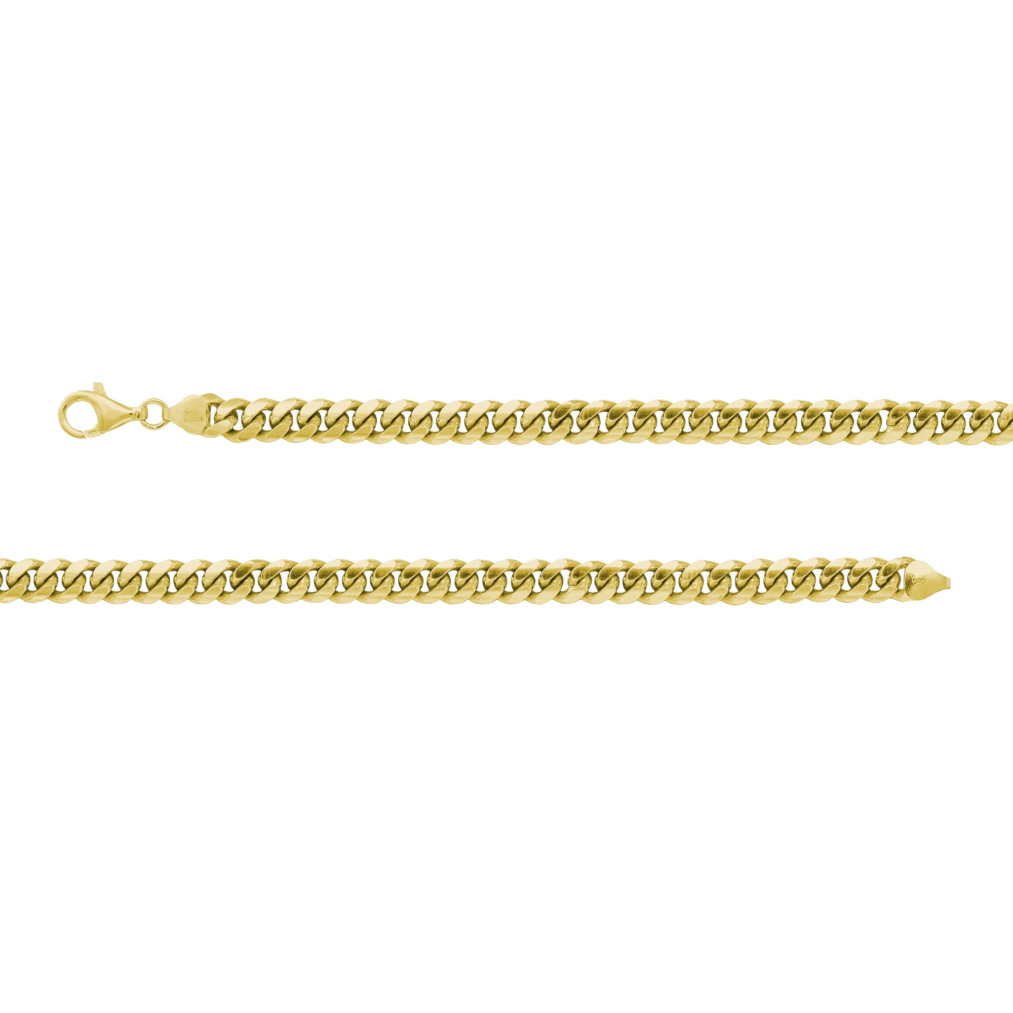 22" 4mm Cuban Chain Necklace