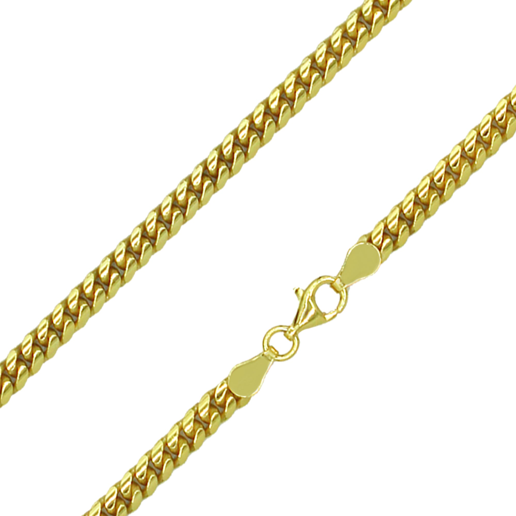 22" 4mm Cuban Chain Necklace