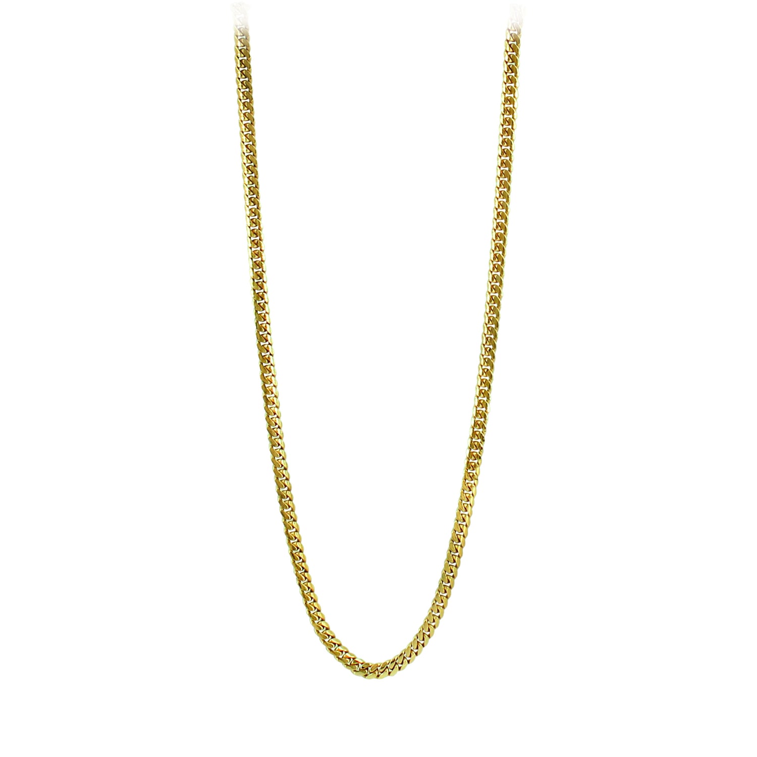 22" 4mm Cuban Chain Necklace
