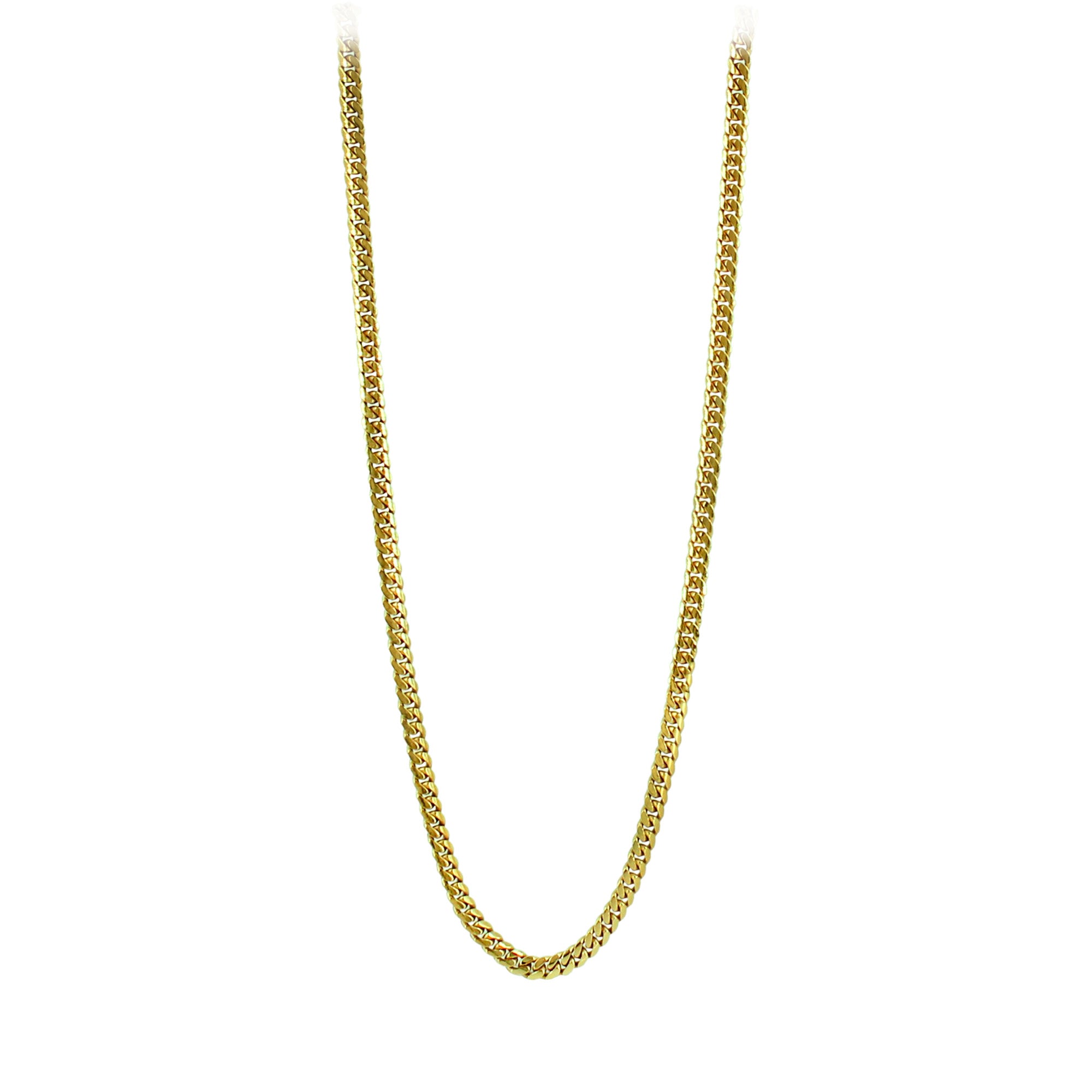 22" 4mm Cuban Chain Necklace