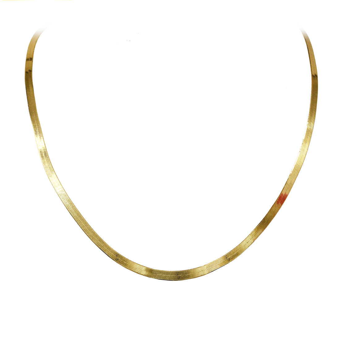 18" Herringbone Chain Necklace