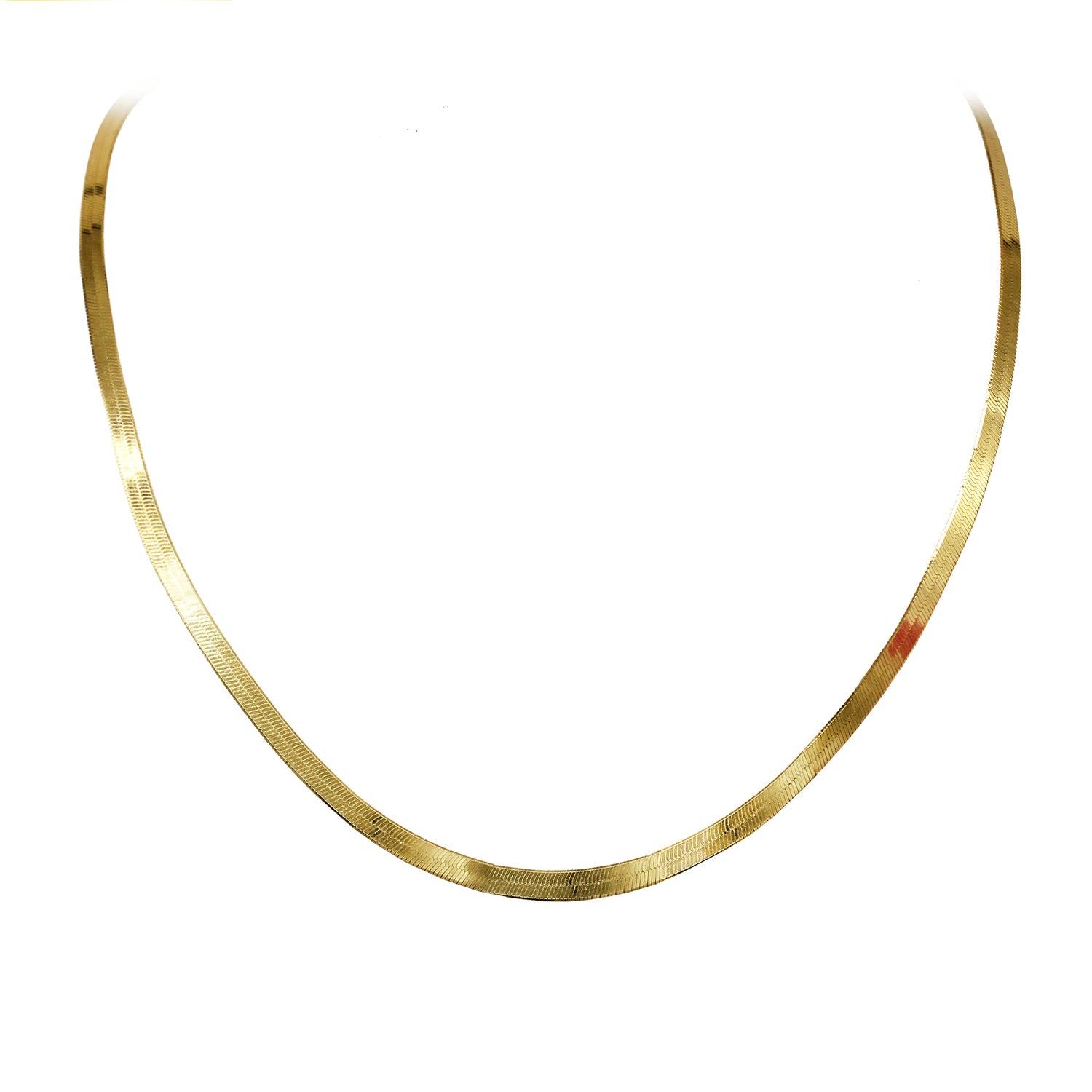 18" Herringbone Chain Necklace