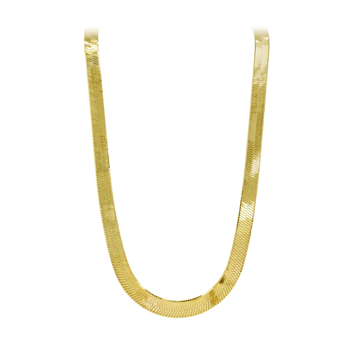 16" Herringbone Chain Necklace