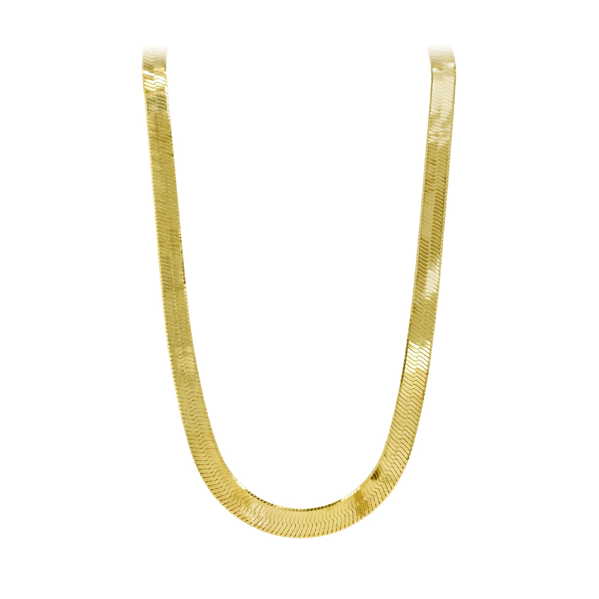 16" Herringbone Chain Necklace