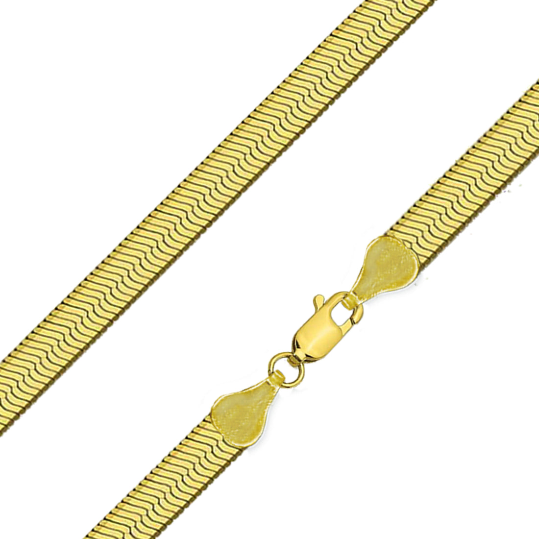 16" Herringbone Chain Necklace