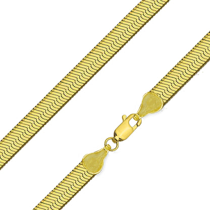 16" Herringbone Chain Necklace