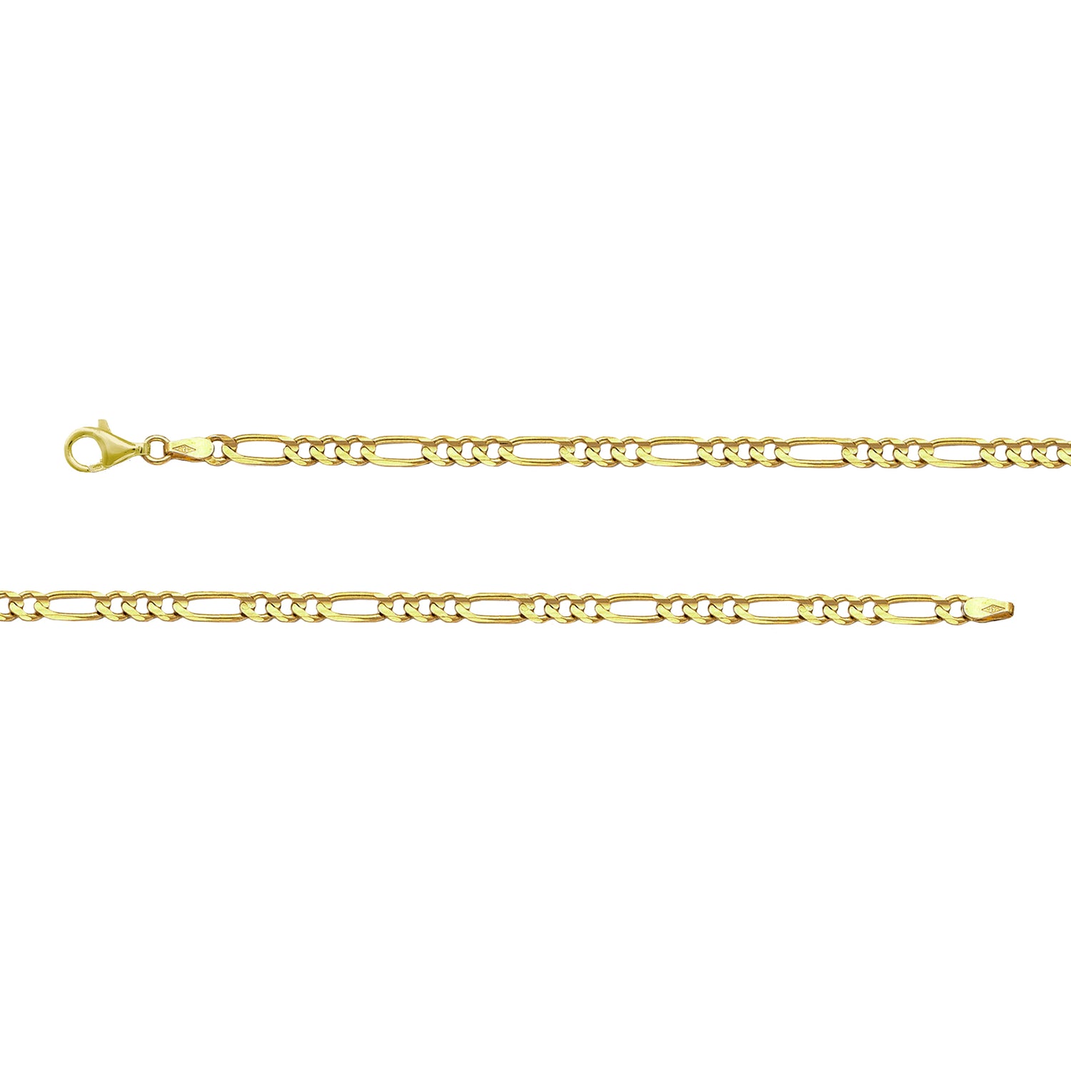 18" 3.2mm Figaro Chain Necklace