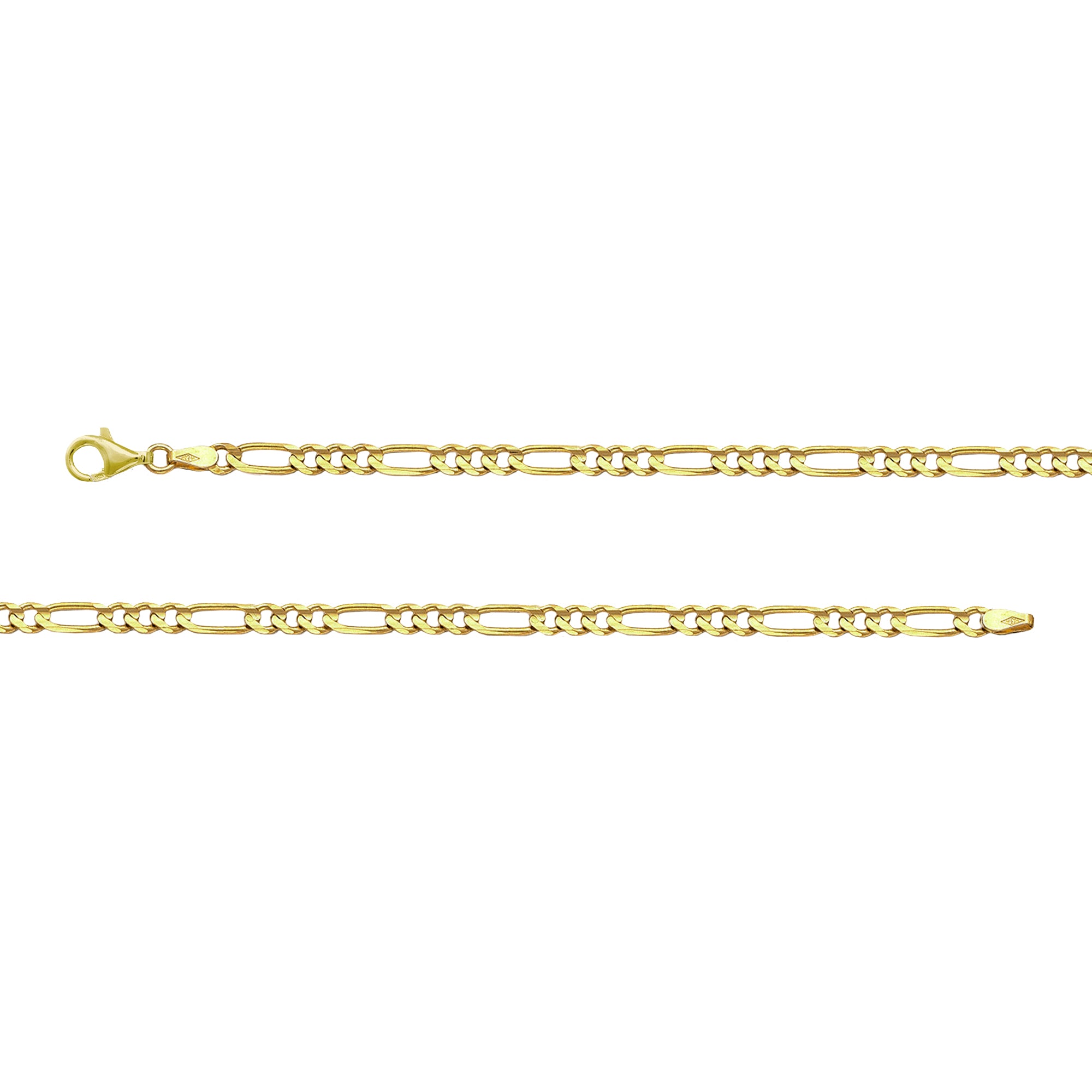 18" 3.2mm Figaro Chain Necklace