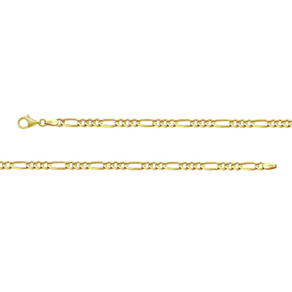 18" 3.2mm Figaro Chain Necklace