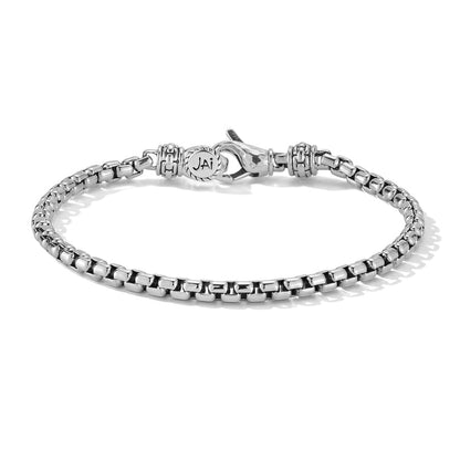 Jai 3.7mm Box Chain Bracelet