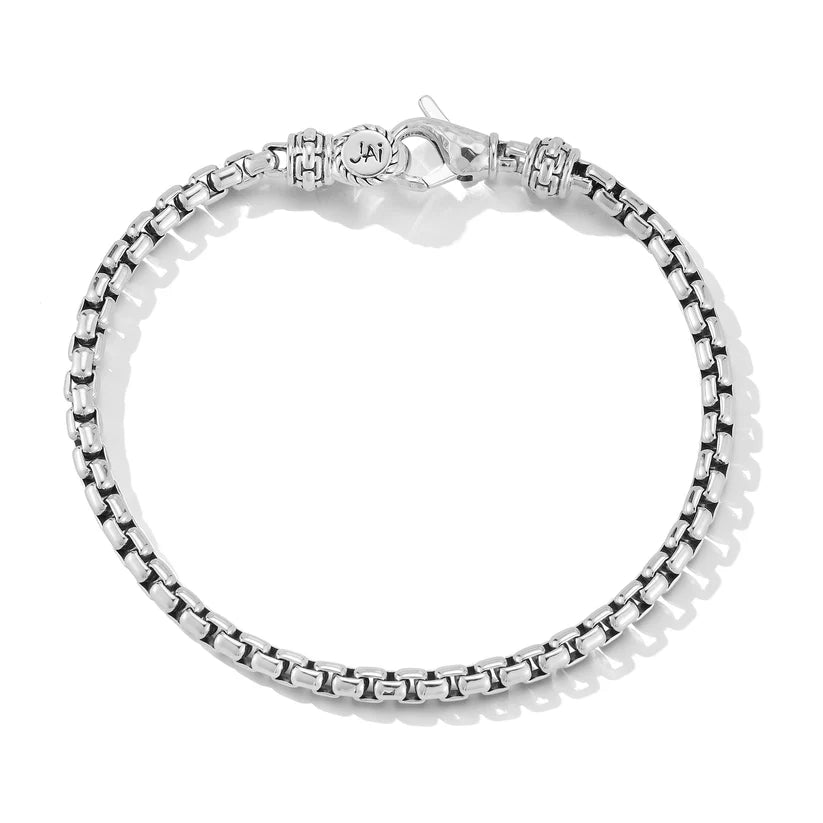 Jai 3.7mm Box Chain Bracelet