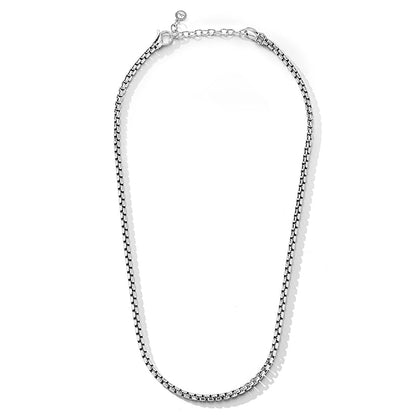 Jai 18" 3.7mm Box Chain Necklace