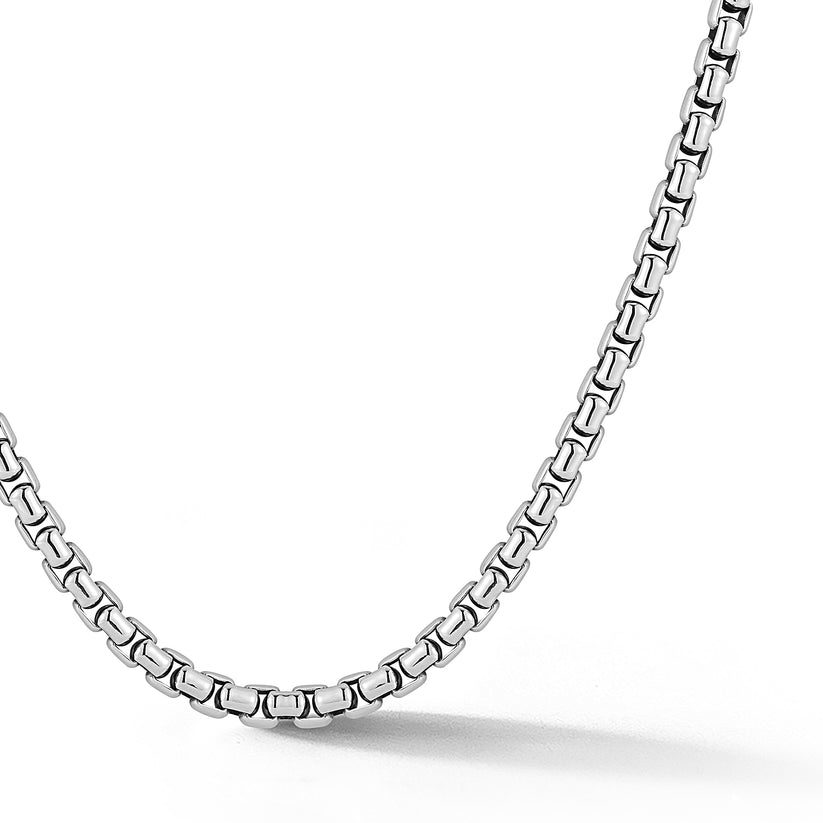 Jai 18" 3.7mm Box Chain Necklace