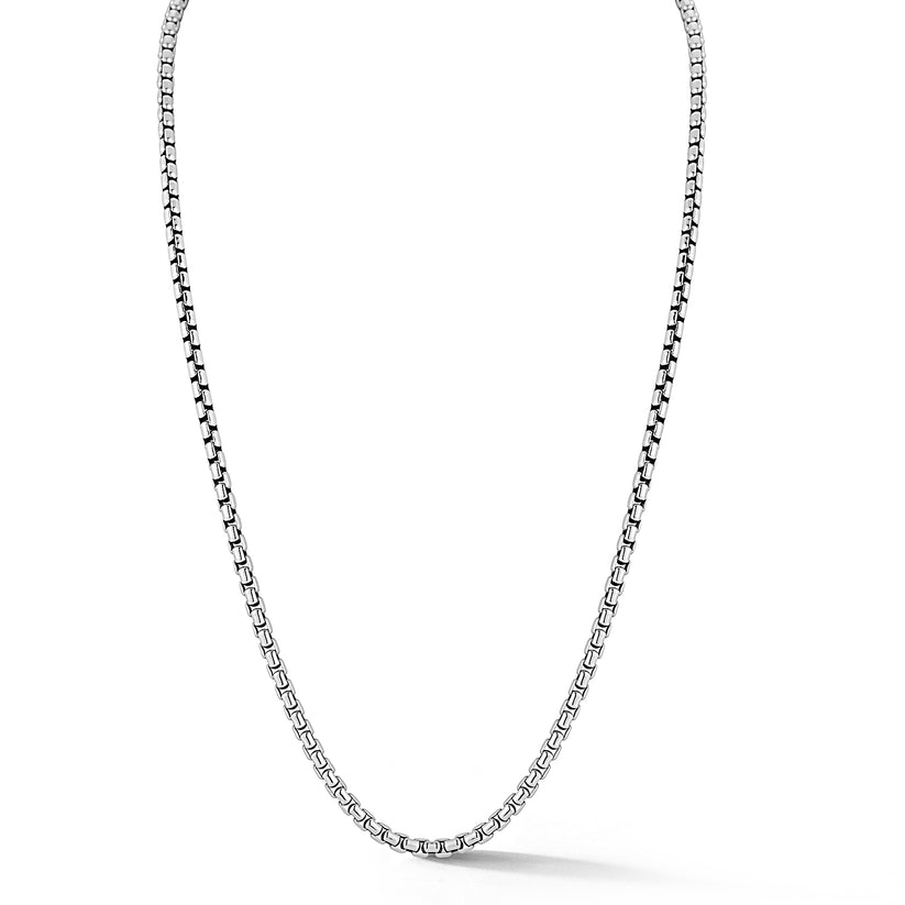 Jai 18" 3.7mm Box Chain Necklace