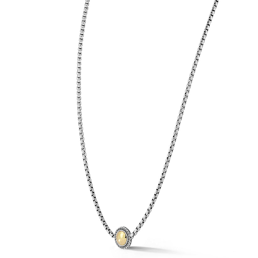 Jai Hammered Disk Necklace