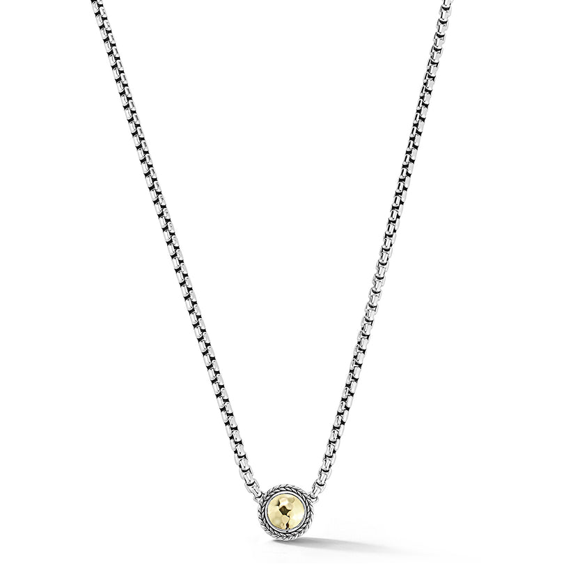 Jai Hammered Disk Necklace