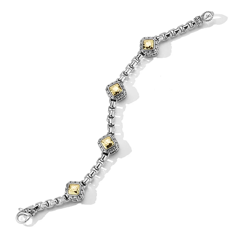 Jai Hammered Chain Bracelet