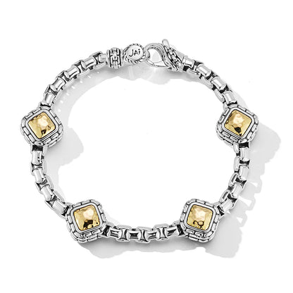 Jai Hammered Chain Bracelet