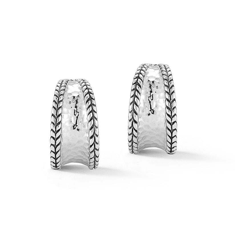 Jai Hammered Hoop Earrings