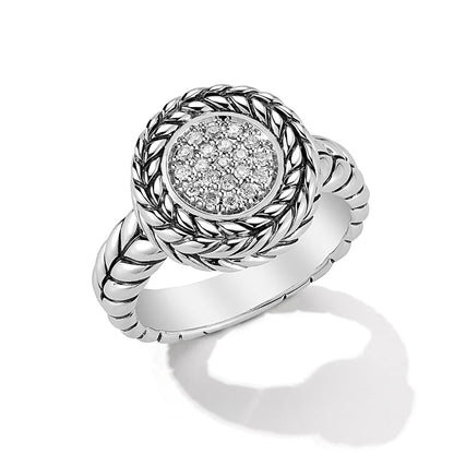 Jai Diamond Disk Ring