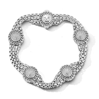 Jai Diamond Disk Bracelet