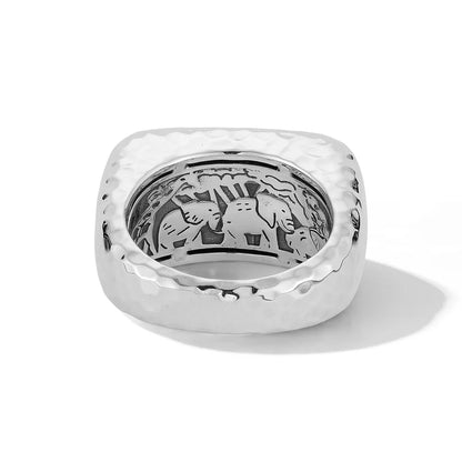 Jai Hammered Dome Ring