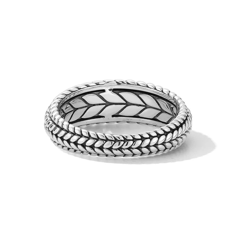 Jai Lattice Weave Dome Ring