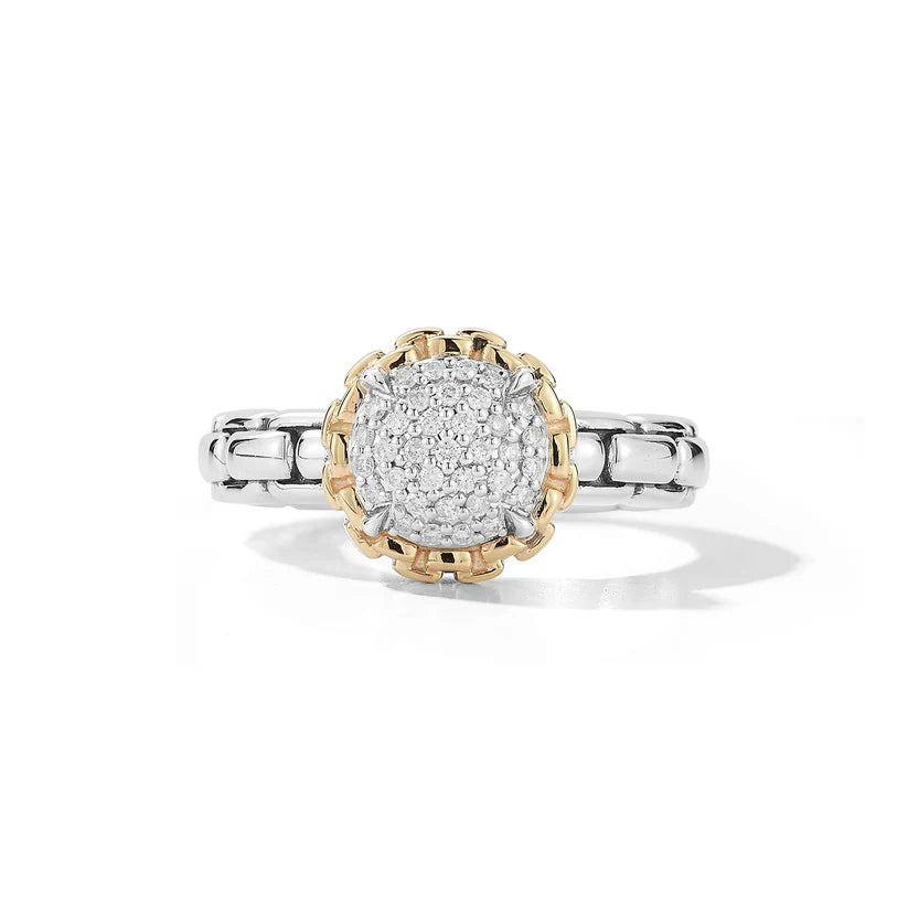Jai Diamond Box Chain Ring