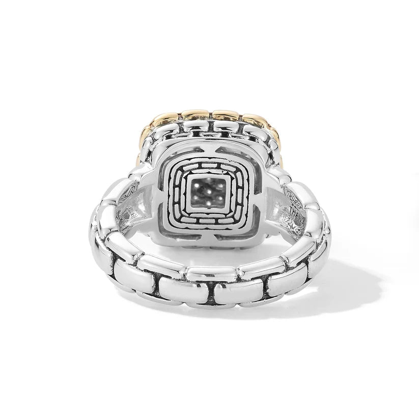 Jai Diamond Box Chain Ring