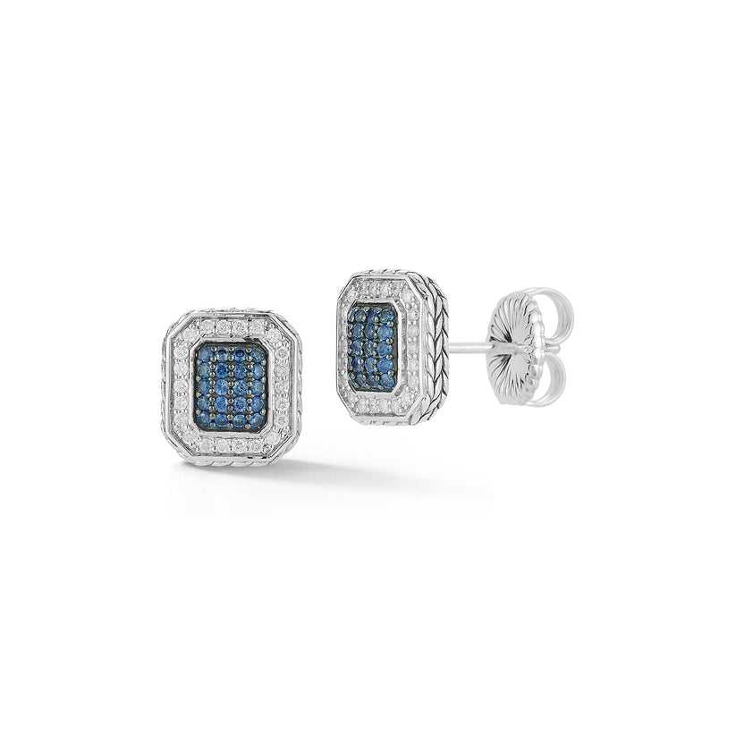 Jai Diamond Sapphire Earrings