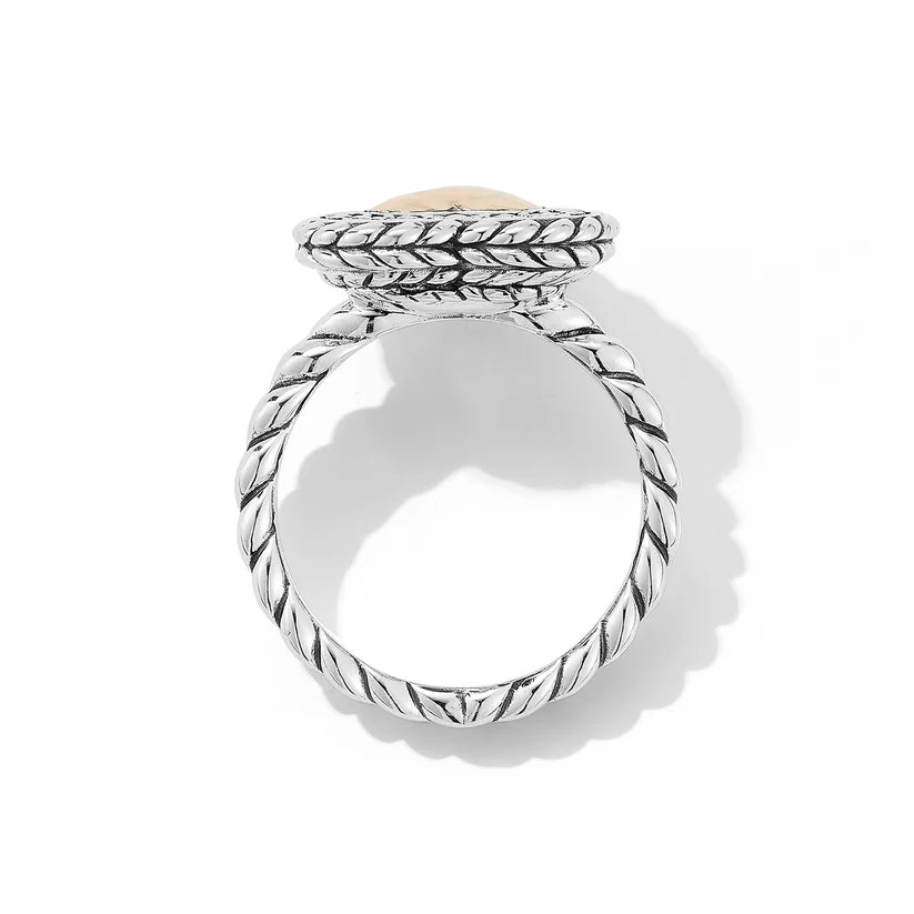 Jai Hammered Heart Ring