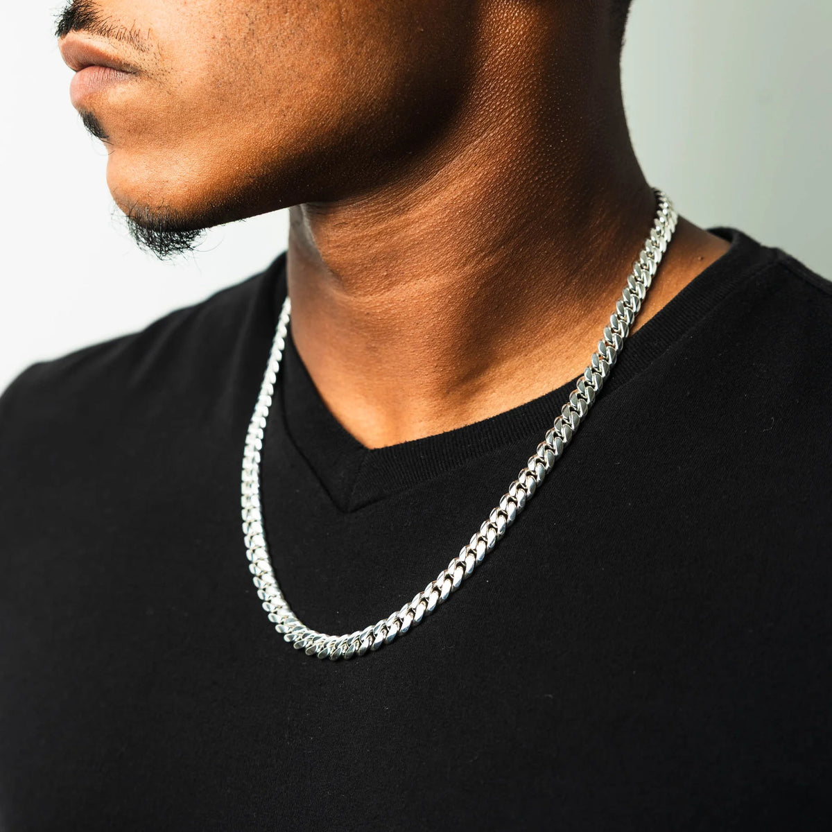 22" 8mm Cuban Chain