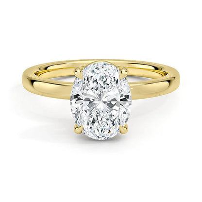 2-1/8ctw Certified Lab Grown Diamond Ribbon Halo Engagement Ring