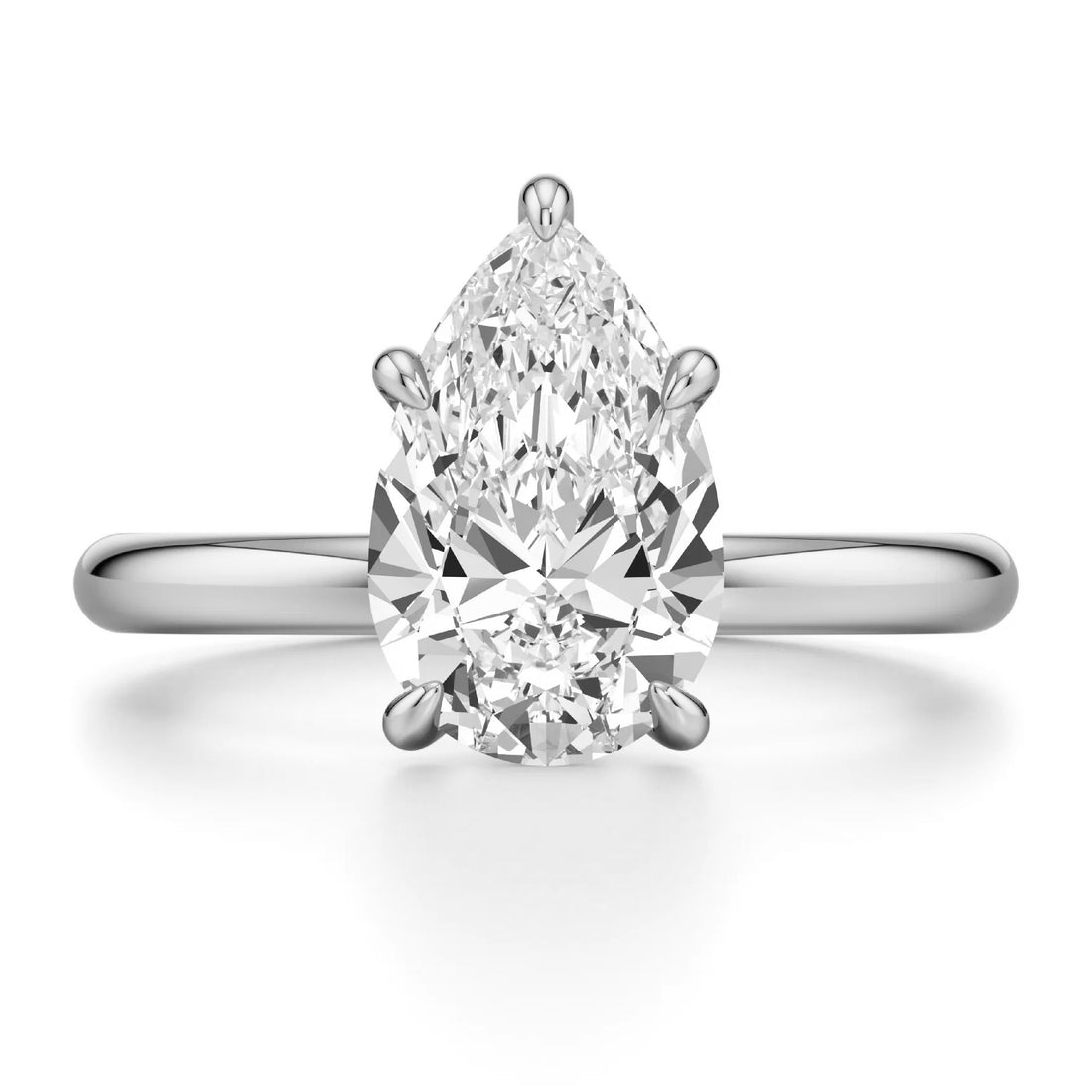 1ct Certified Lab Grown Diamond Solitaire Engagement Ring