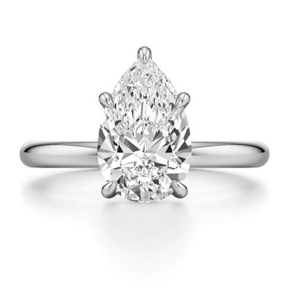 1ct Certified Lab Grown Diamond Solitaire Engagement Ring