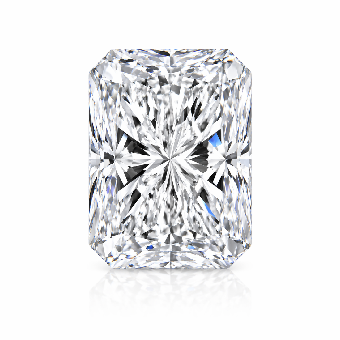 100 Facets 4.62ctw Certified  Lab Grown Diamond Engagement Ring