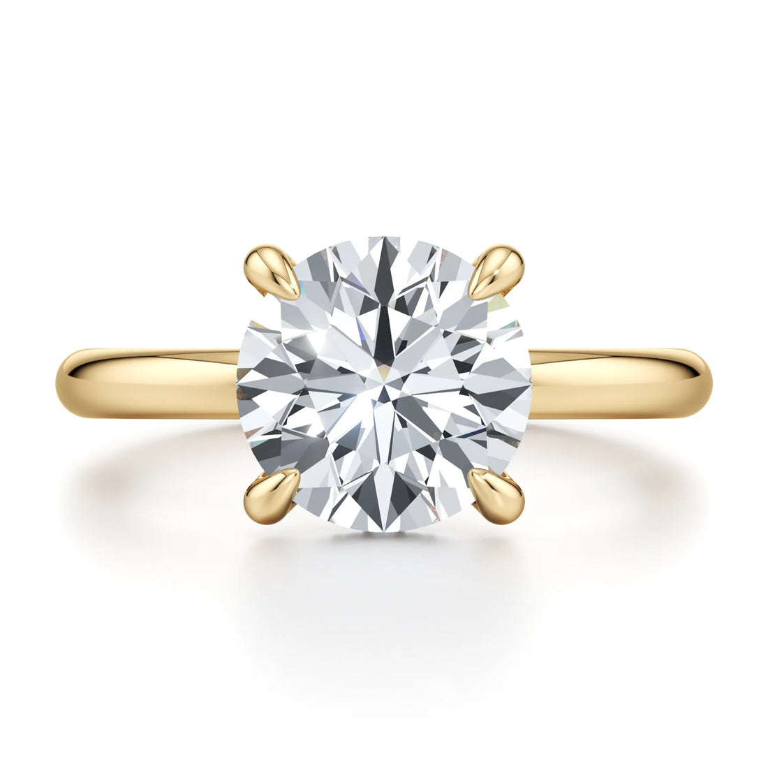 1ct Certified Lab Grown Diamond Solitaire Engagement Ring