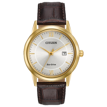 AW1232-04A Corso Citizen Men's Straps Eco-Drive Ivory White Dial Watch AW1232-04A Corso Citizen Men's Straps Eco-Drive Ivory White Dial Watch
