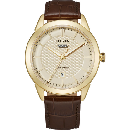 Mens Citizen Eco-Drive Corso Champagne Dial Watch-AW0092-07Q Ash Brown/Champagne | Boscov's Mens Citizen Eco-Drive Corso Champagne Dial Watch-AW0092-07Q Ash Brown/Champagne | Boscov's