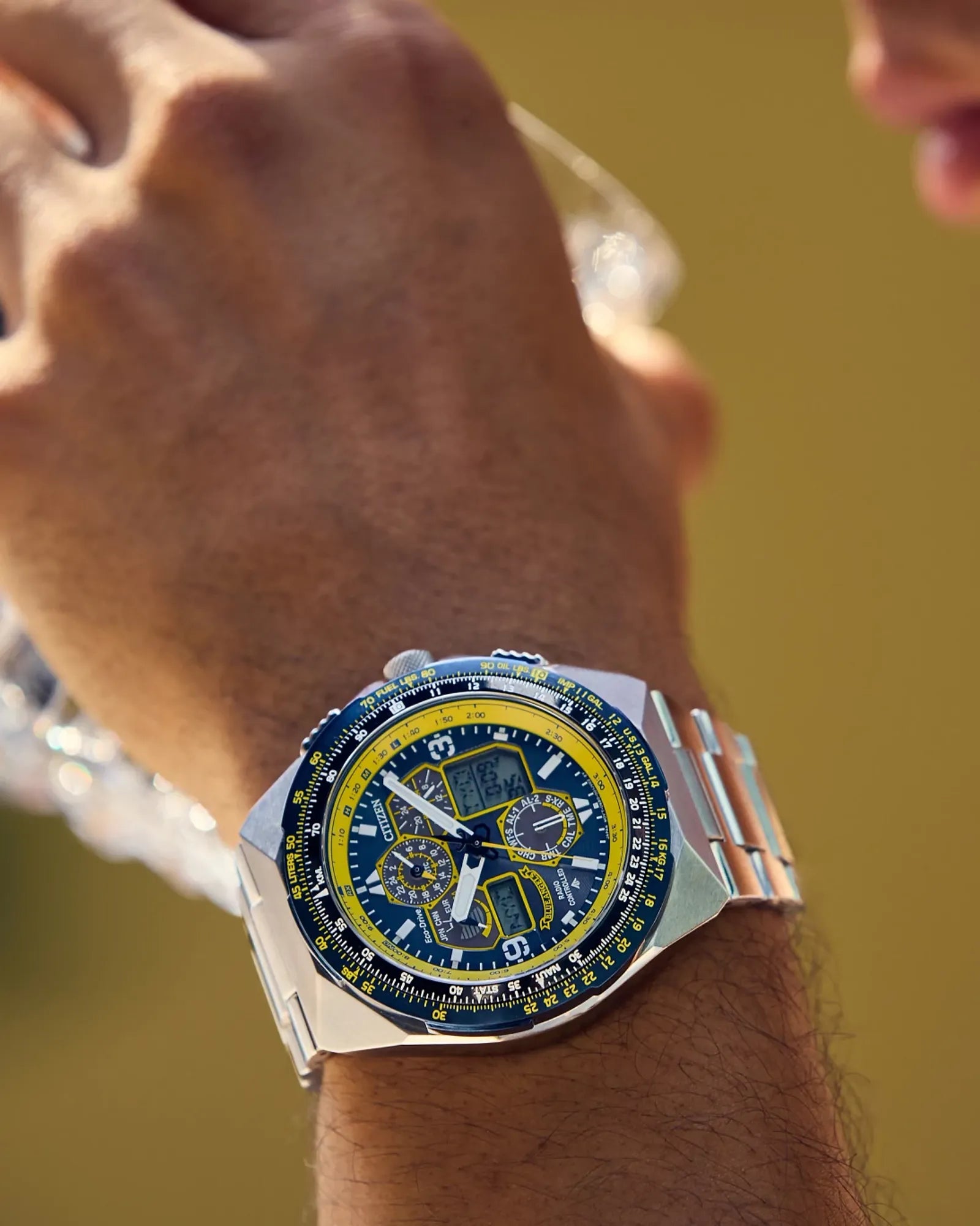 Citizen Blue シチズン Men's Angels Eco-Drive プロマスター A-T