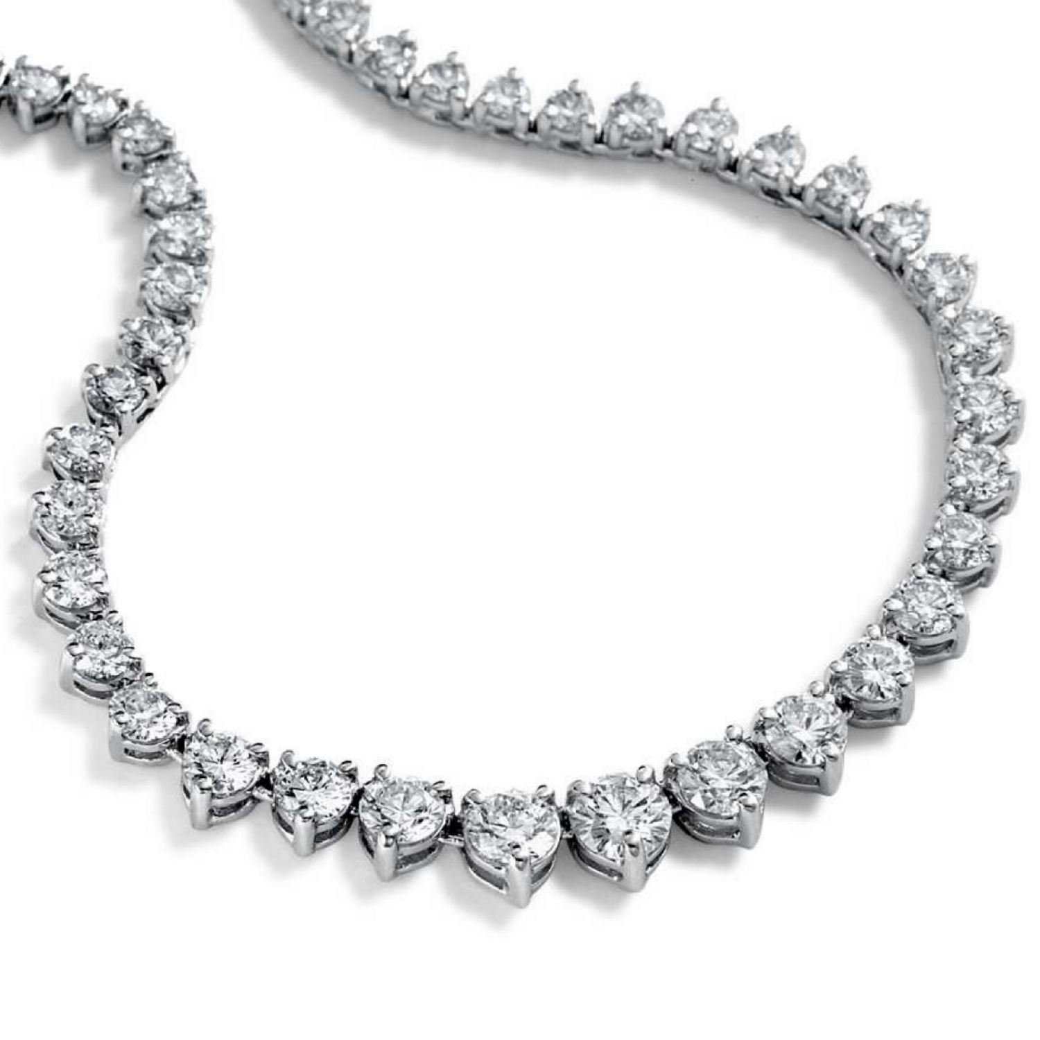 5ctw Lab Grown Diamond Tennis Necklace